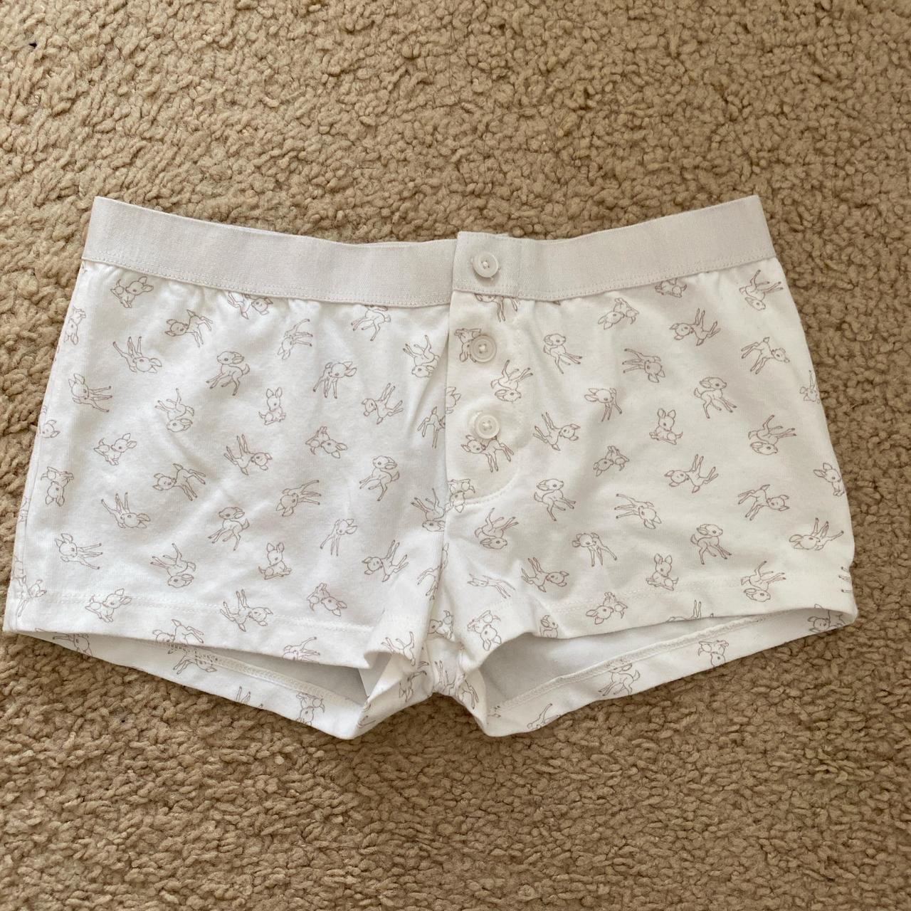 Brandy melville deer boy shorts underwear - Depop