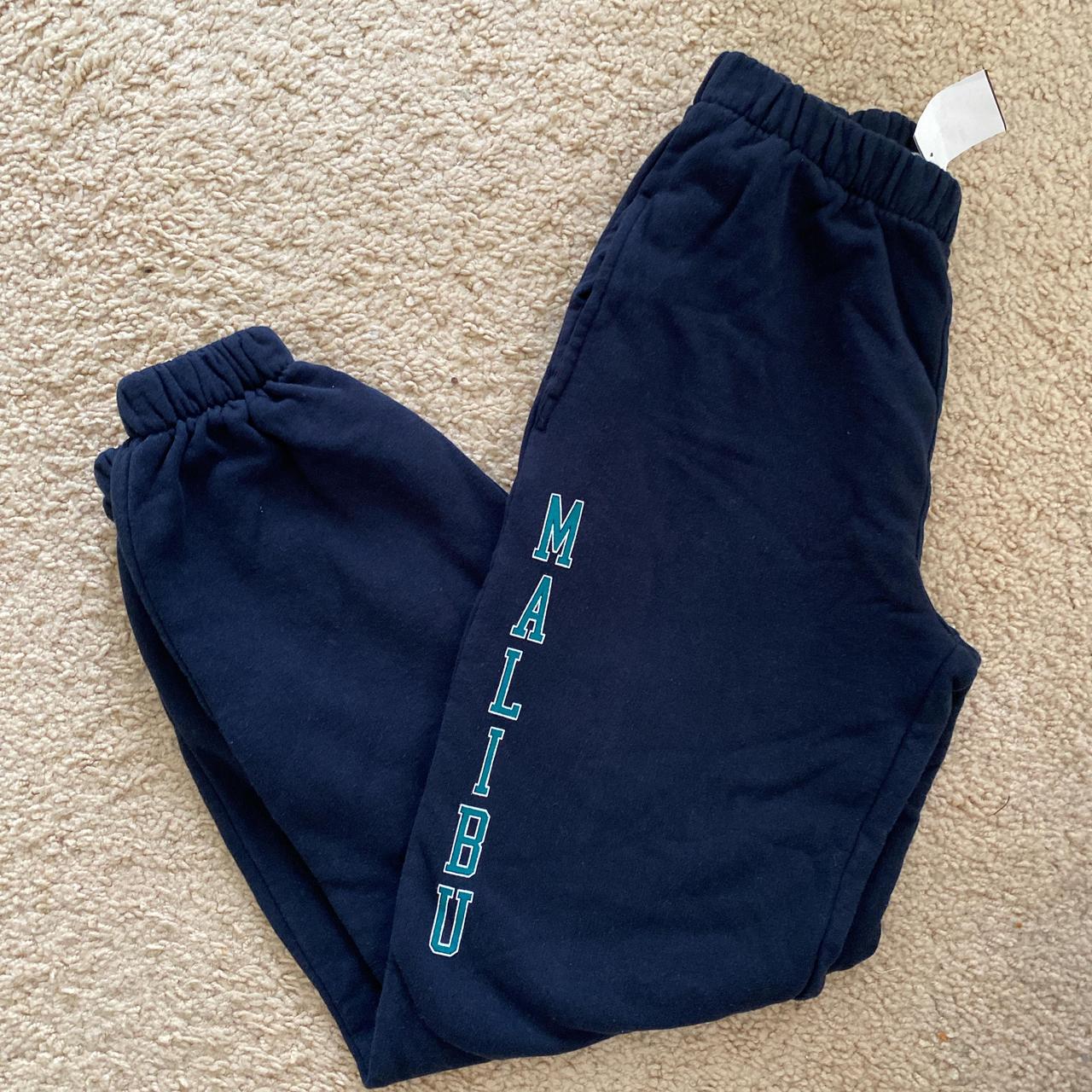 Brandy melville navy blue rosa Malibu sweatpants