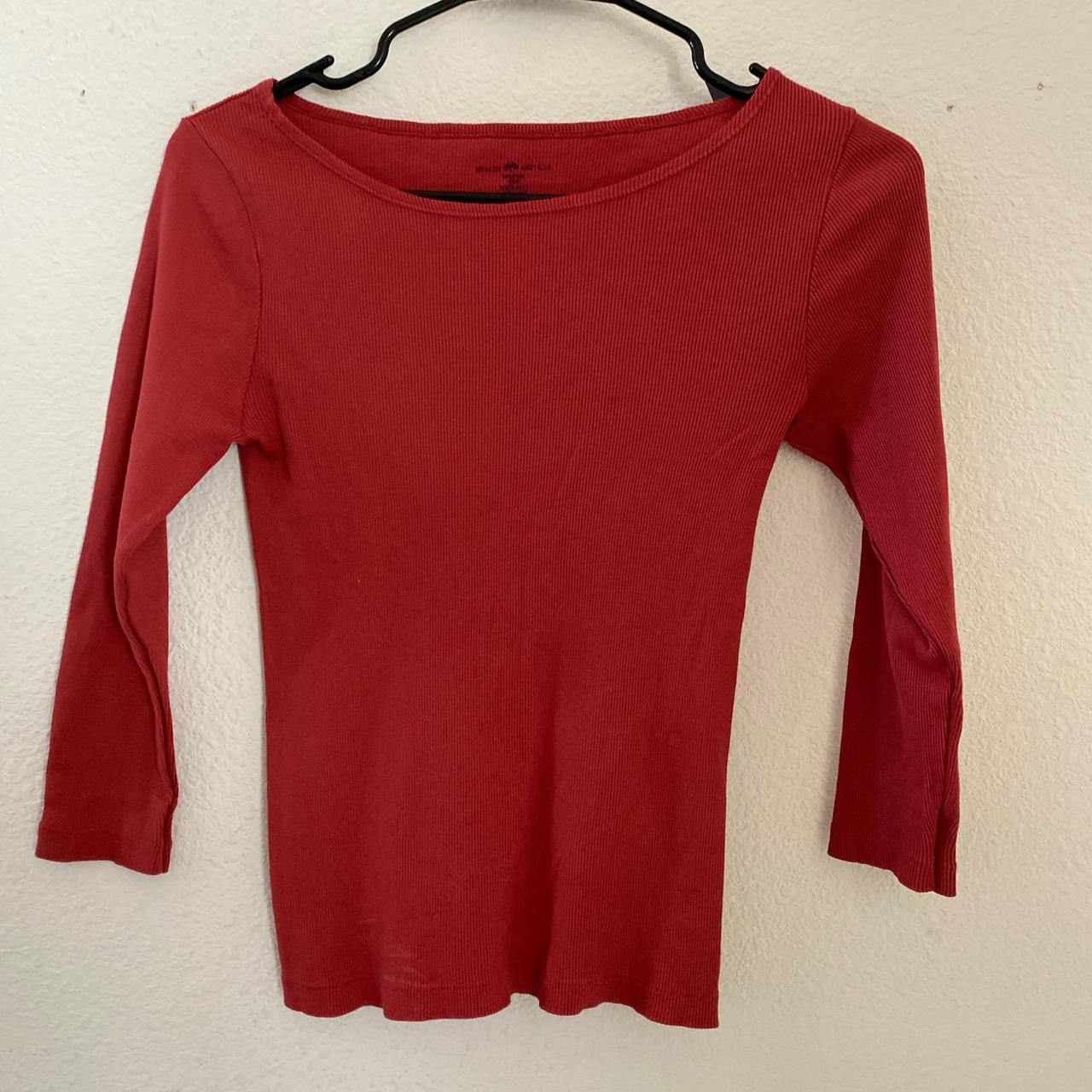 Brandy Melville Women's Shirt Red One size – Brandy melville