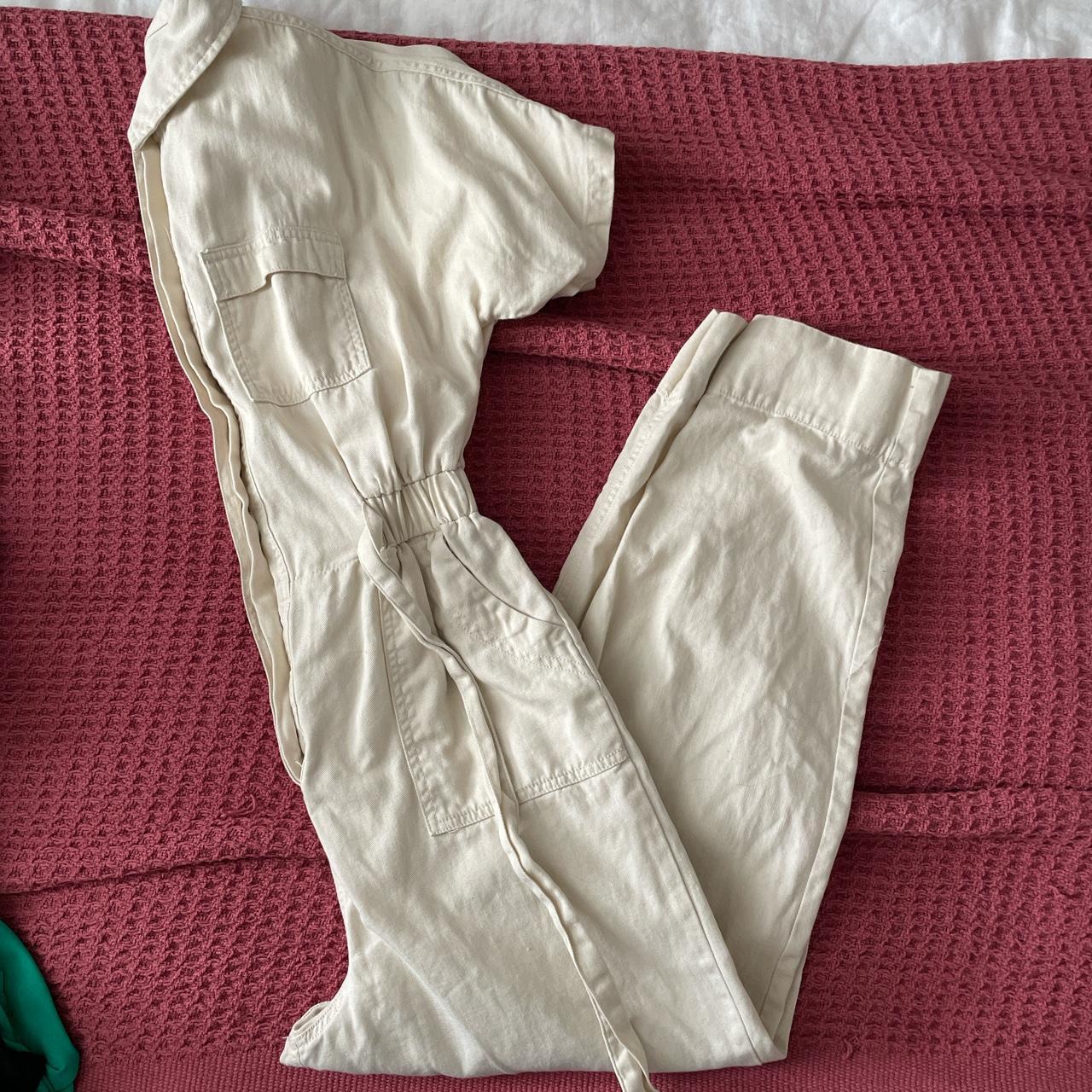 Target Boiler Jumpsuit Cream color. Size 2 would... Depop