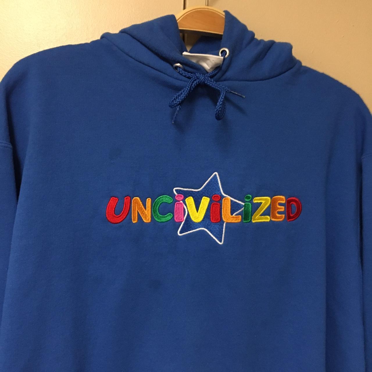 Uncivilized hot sale champion hoodie