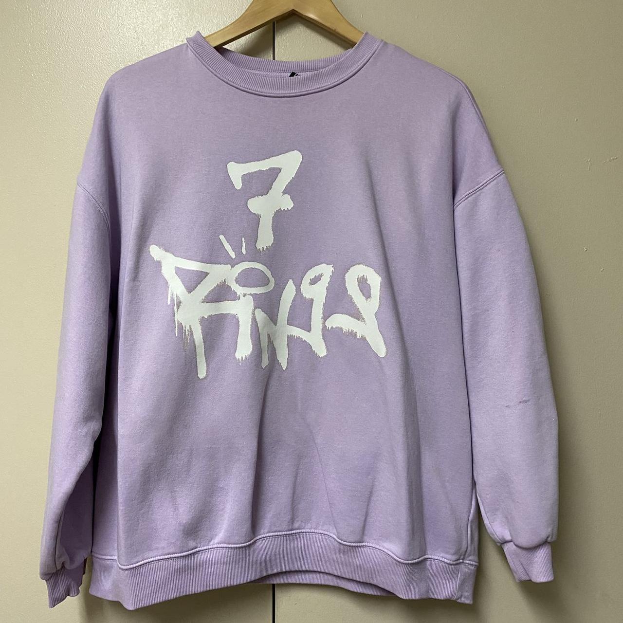 Ariana fashion grande 7 rings sweatshirt