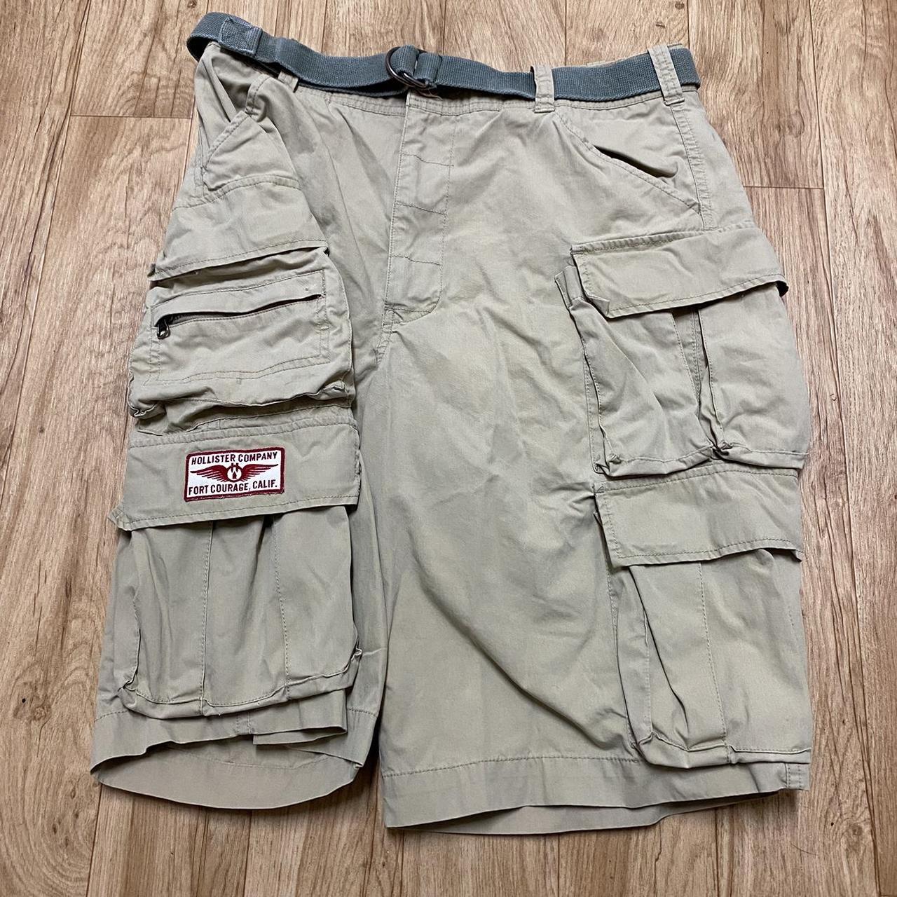 Hollister Company Belted Cargo Shorts Mens Size 30. Depop