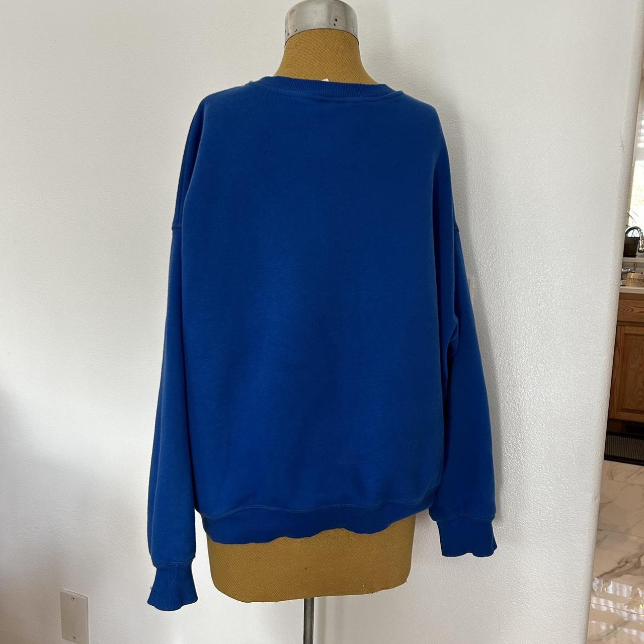 H&M blue sweatshirt Paris 1970 - Depop