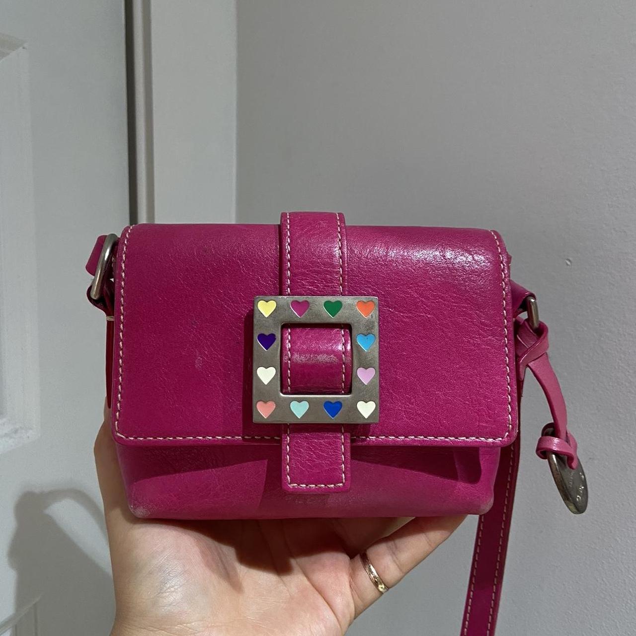 Pink dooney discount and bourke crossbody