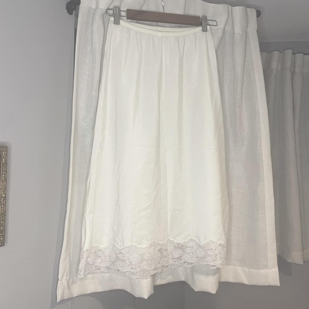 Christian Dior Women's Nylon Skirt - Cream/White … - image 4