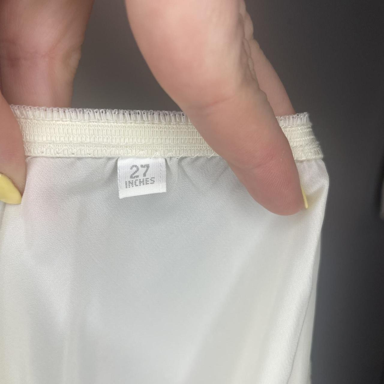Christian Dior Women's Nylon Skirt - Cream/White … - image 7