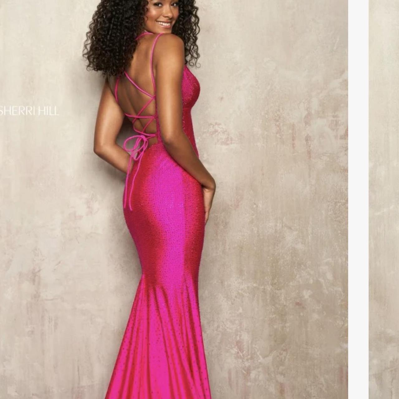 Sherri hill pink dress outlet