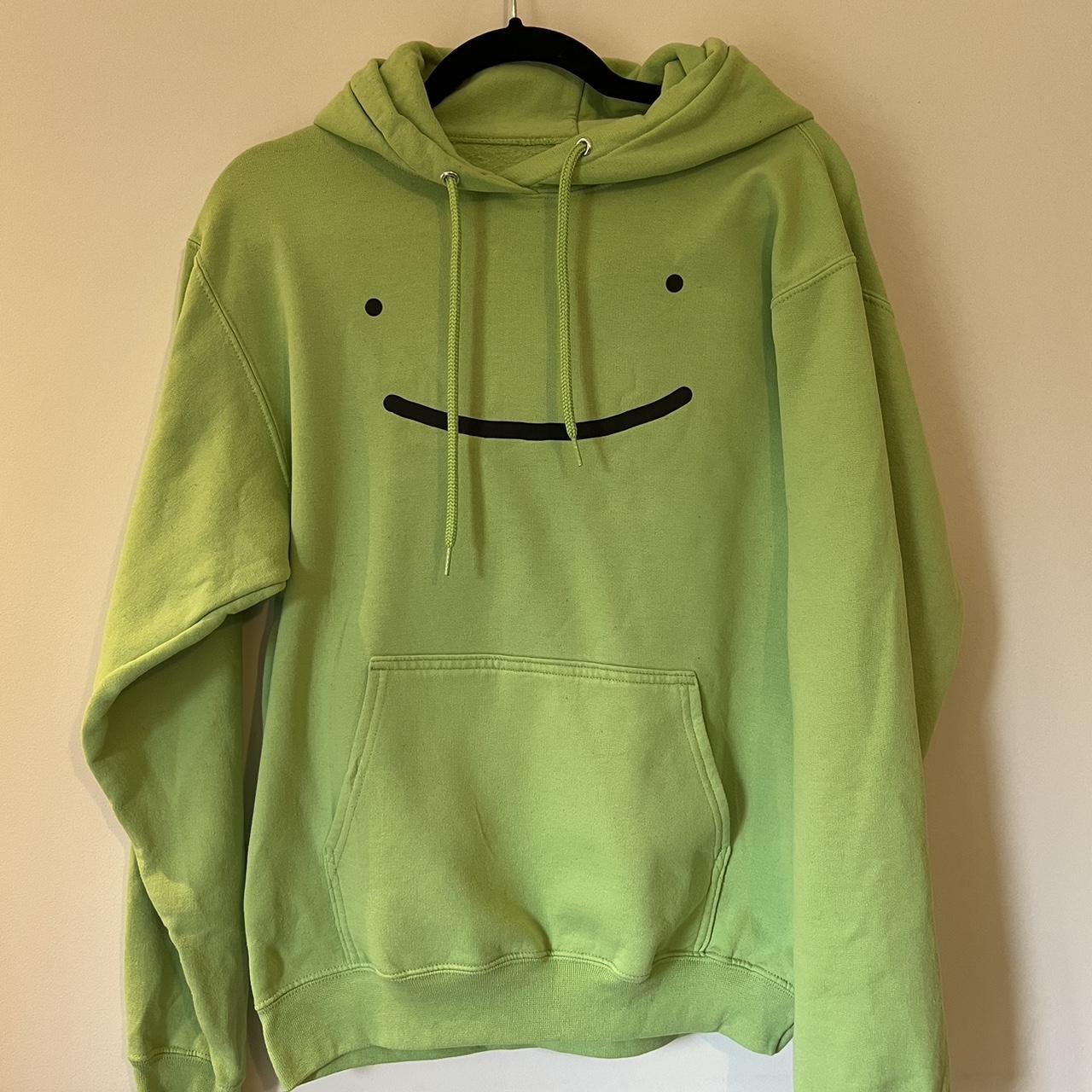 Genuine Dreamwastaken Smile Hoodie (Green) Limited... - Depop