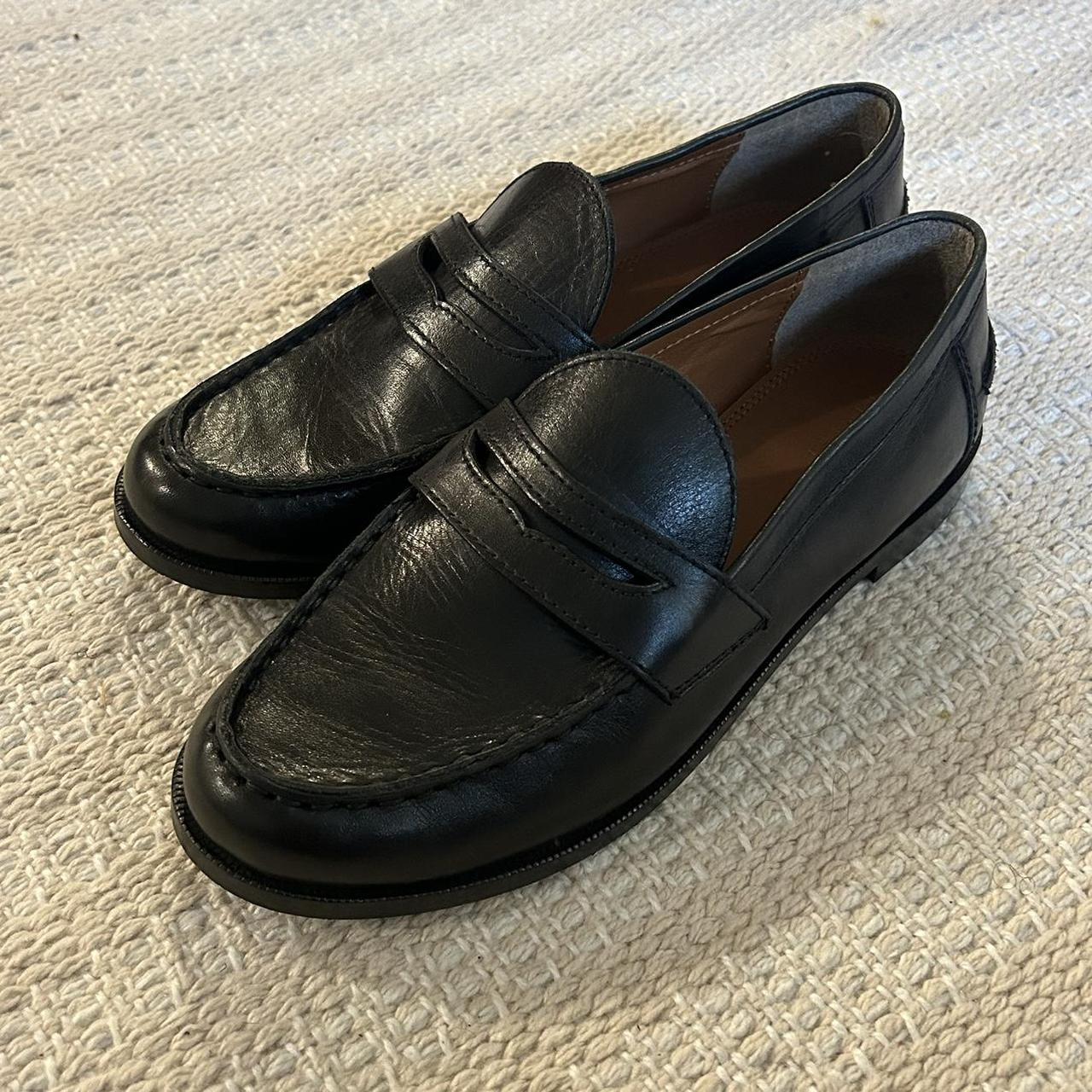 ASOS leather loafers NEVER WORN - Depop