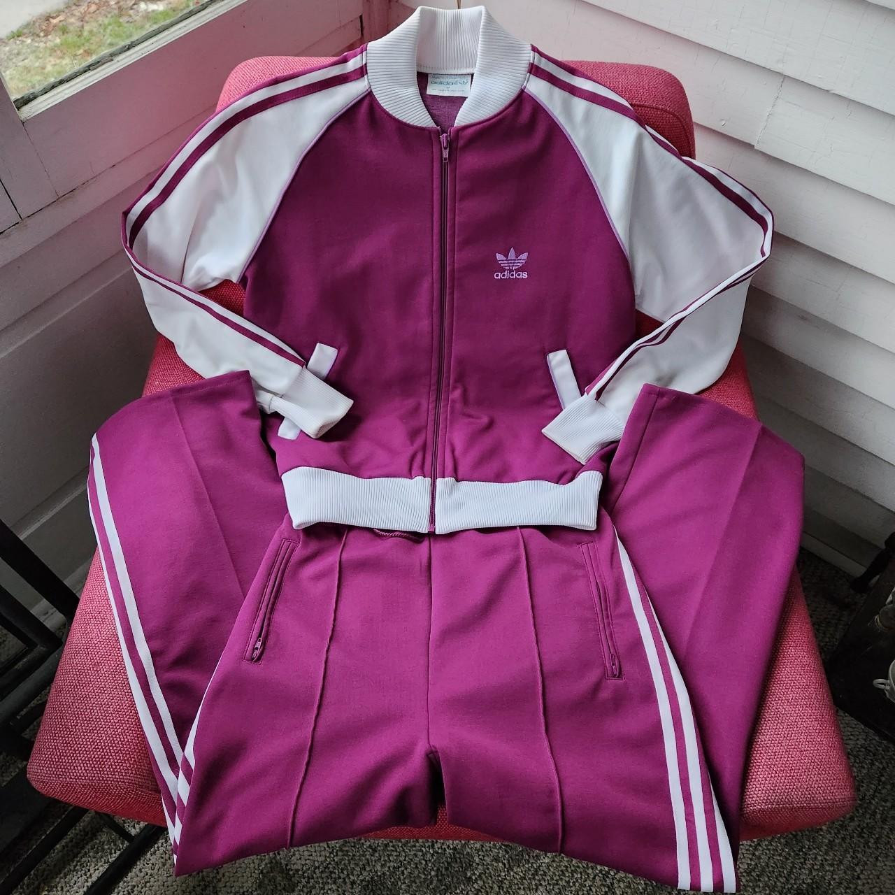 Pink hotsell adidas jumpsuit