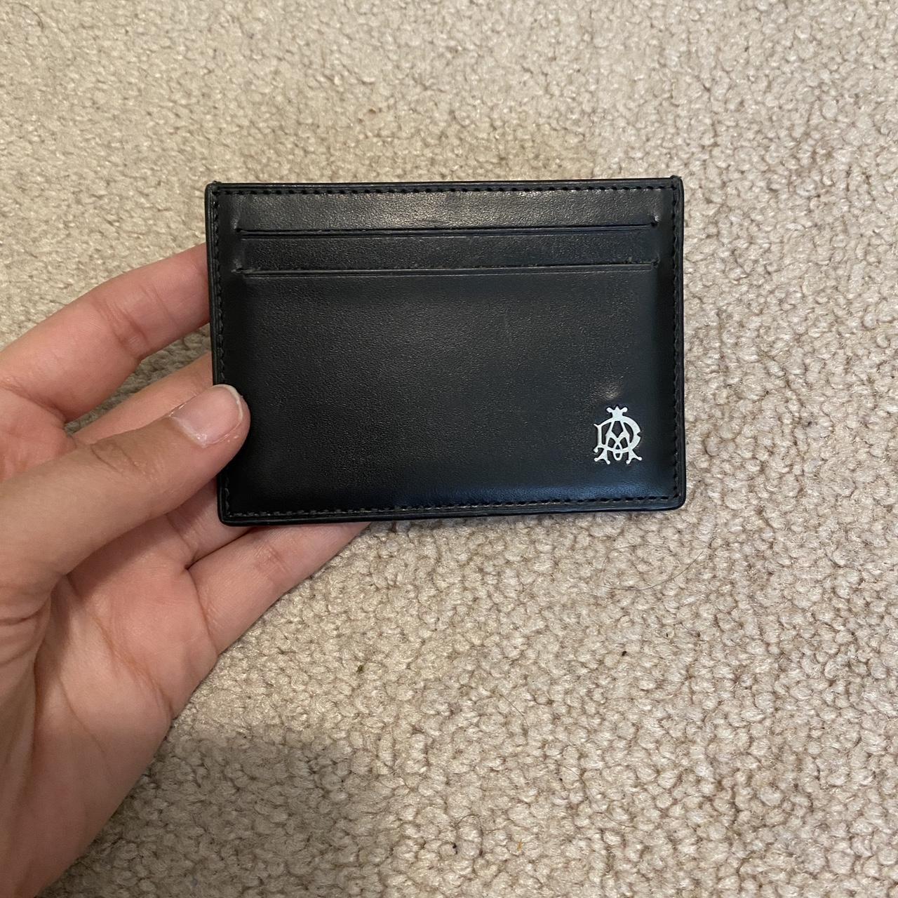 Dunhill Men's Grey and Black Wallet-purses
