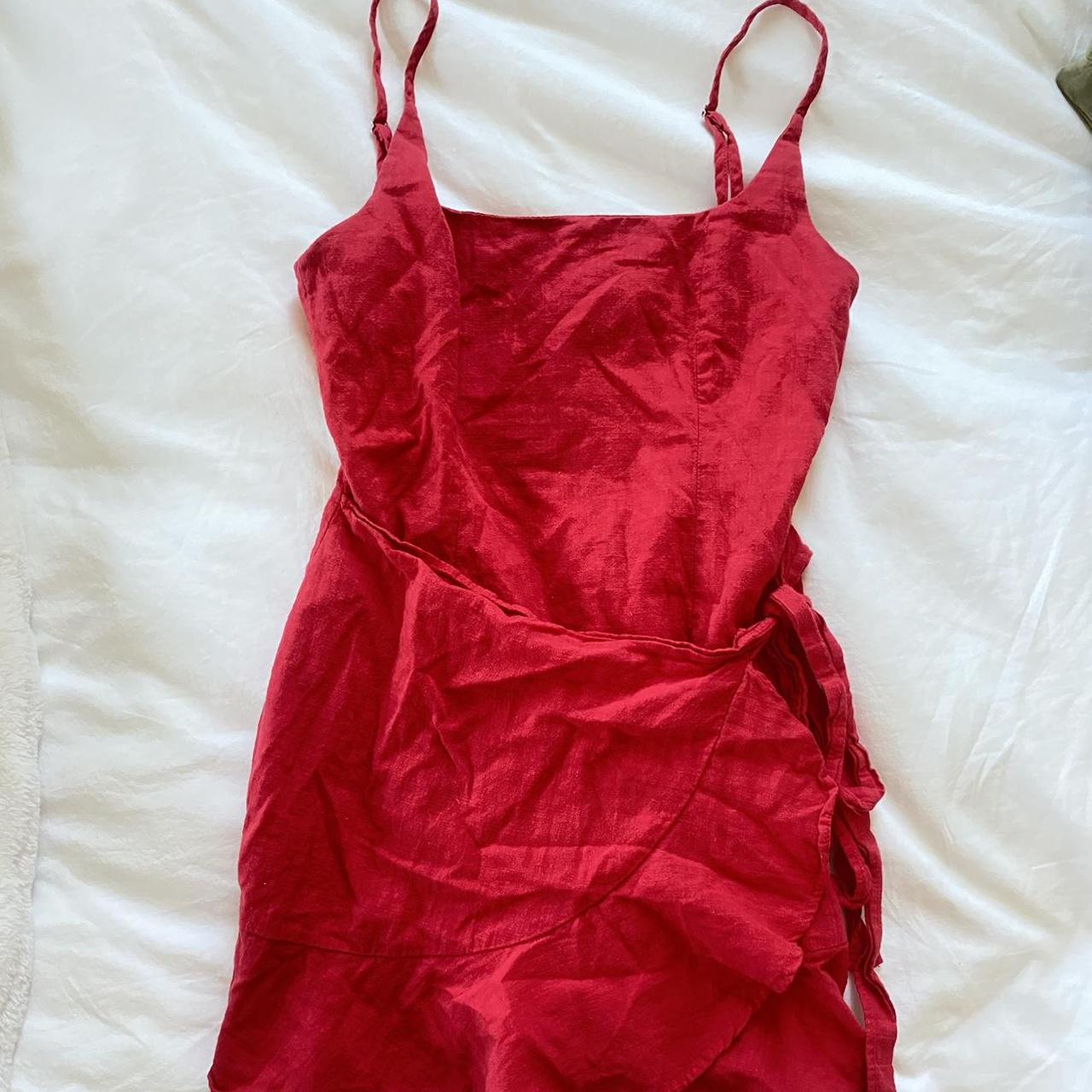 Princess Polly mini wrap dress ️ US 4 XS/S Depop