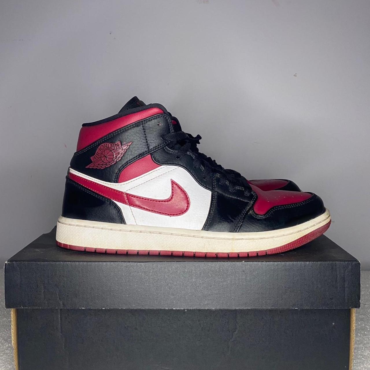 air jordan black red