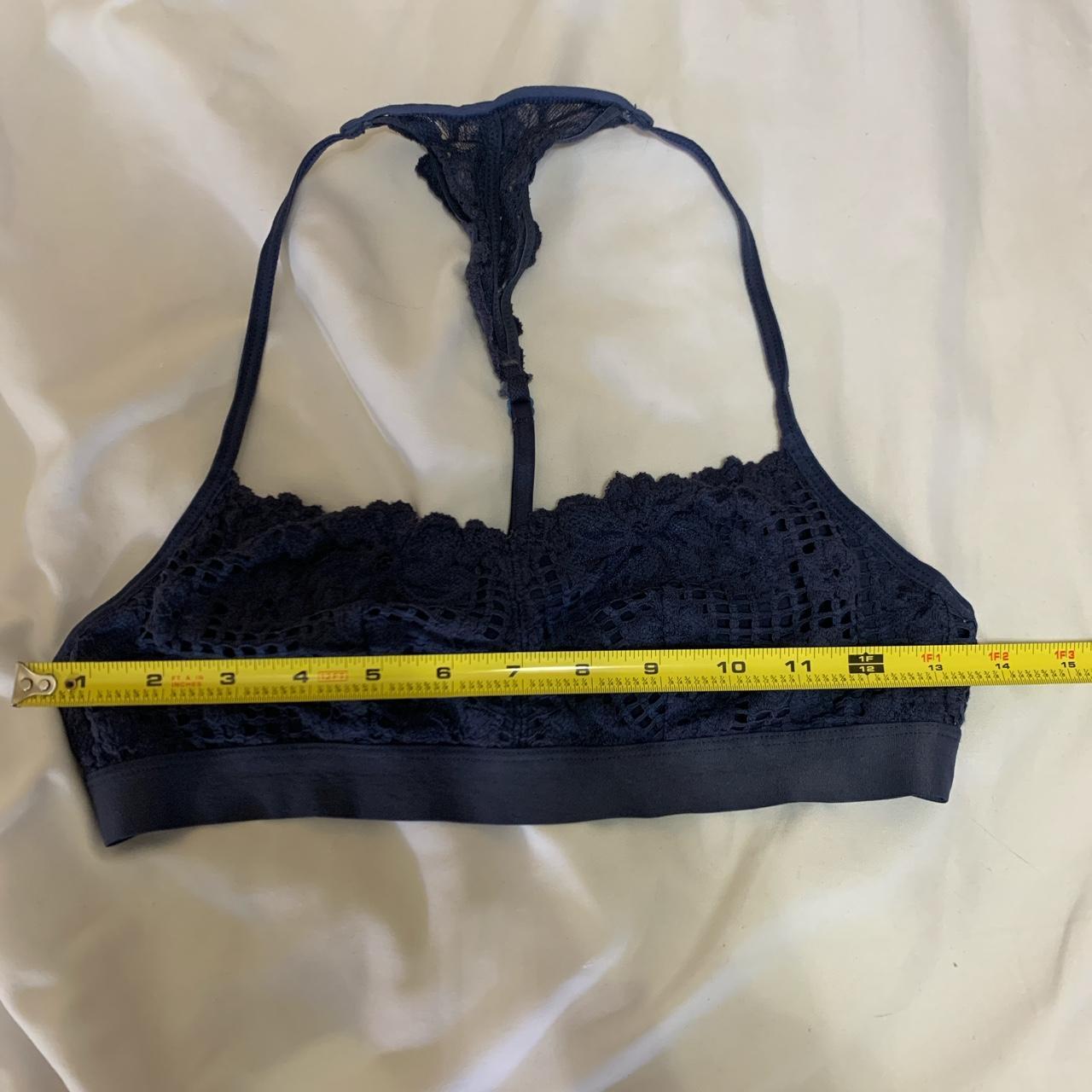 Nautica lace bralette in navy blue. Brand new with - Depop