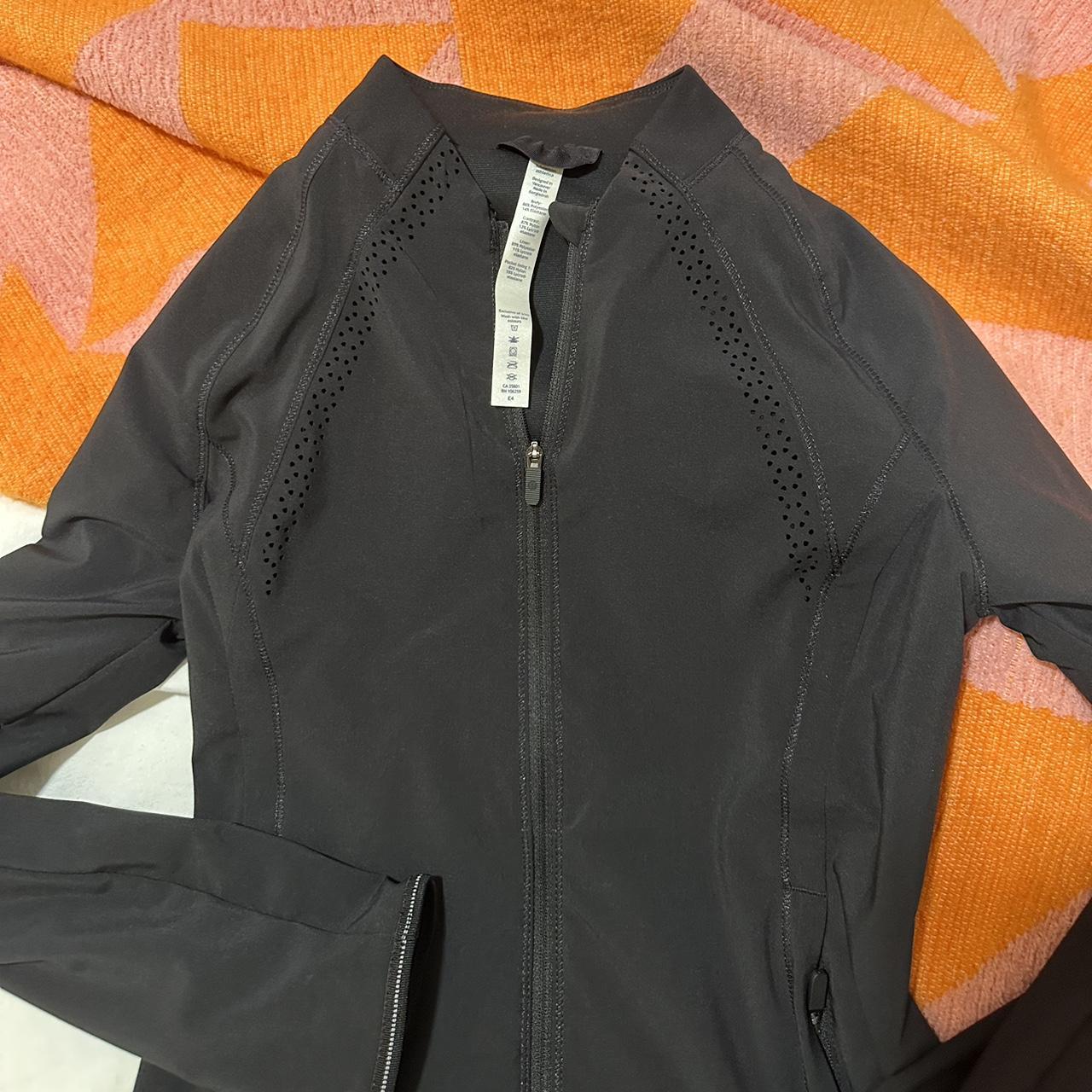Lightweight Lululemon jacket Color black Size 2... Depop