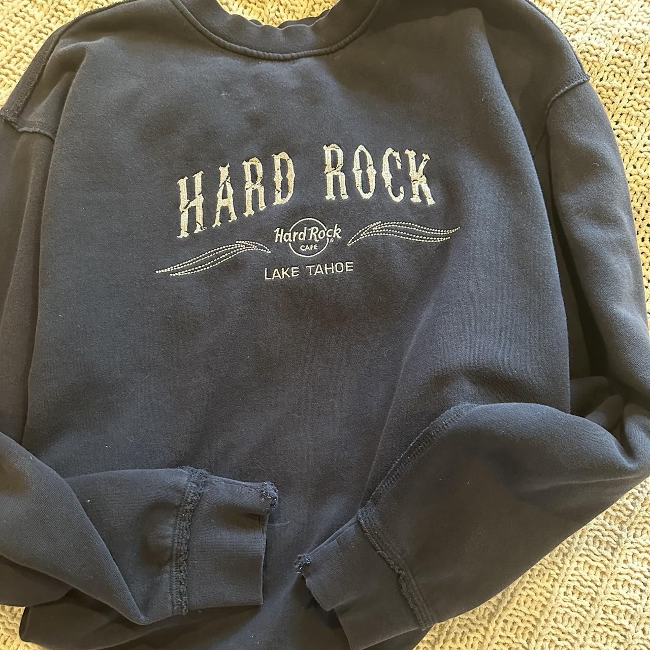 Hard Rock Cafe hoodie - Lake Tahoe Quality: used... - Depop