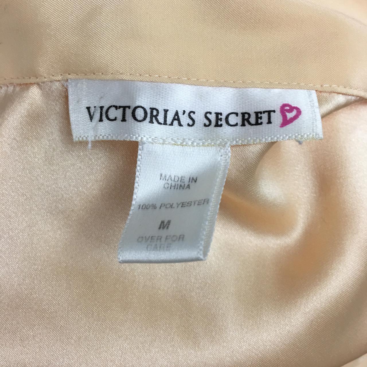 Victoria’s Secret Mellow Yellow Satin Button Up... - Depop