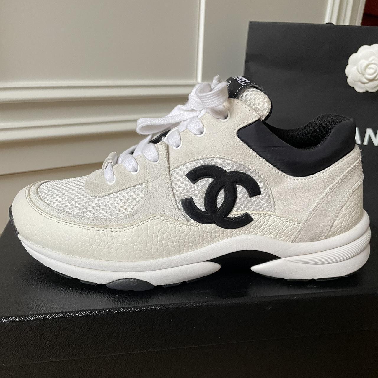 Authentic Chanel trainers sneakers size 38 uk 5