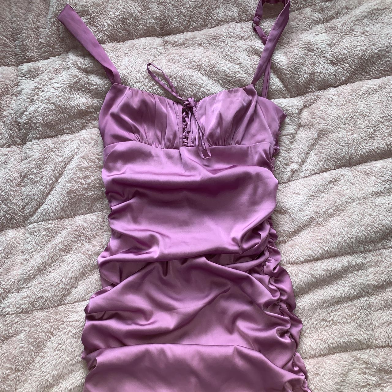 Oh Polly Women's Purple Dress | Depop