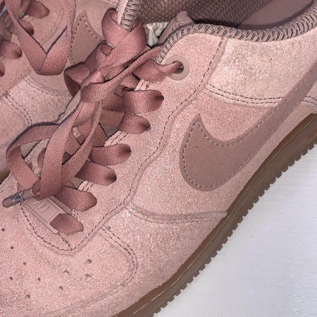 pink nike air force 1 trainers