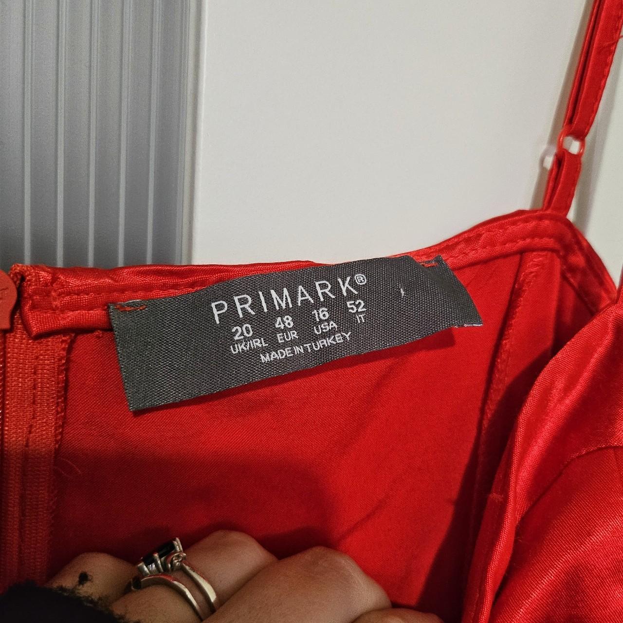 Primark satin style bodycon red mini dress. Tried on... Depop