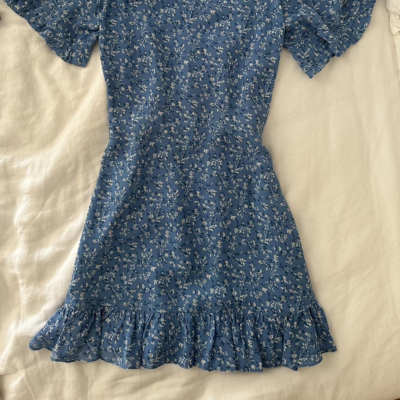 reformation alaina dress. worn once, size 0, true to... - Depop