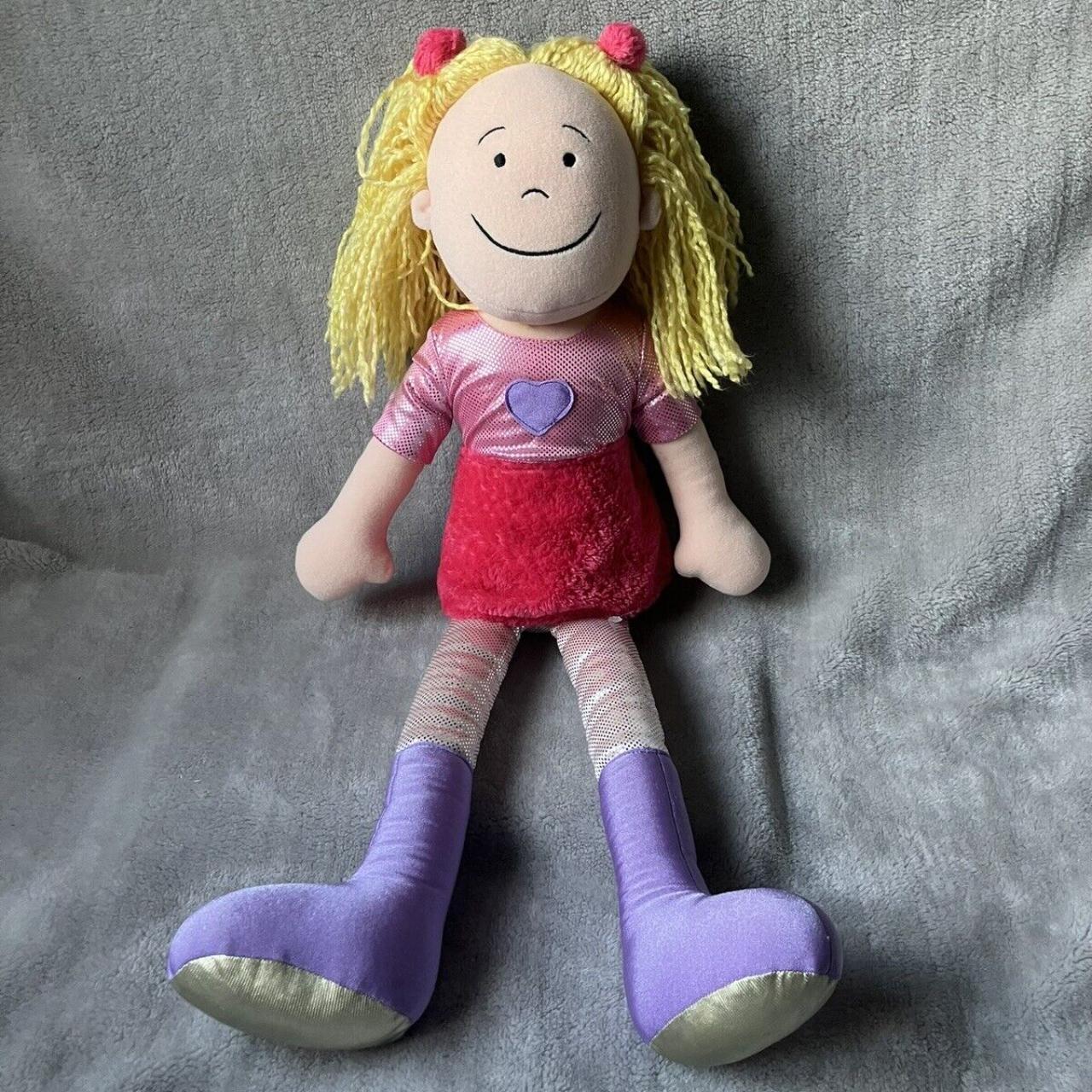 Vintage Jellycat Large Huge Rag Doll Blonde Girl... Depop
