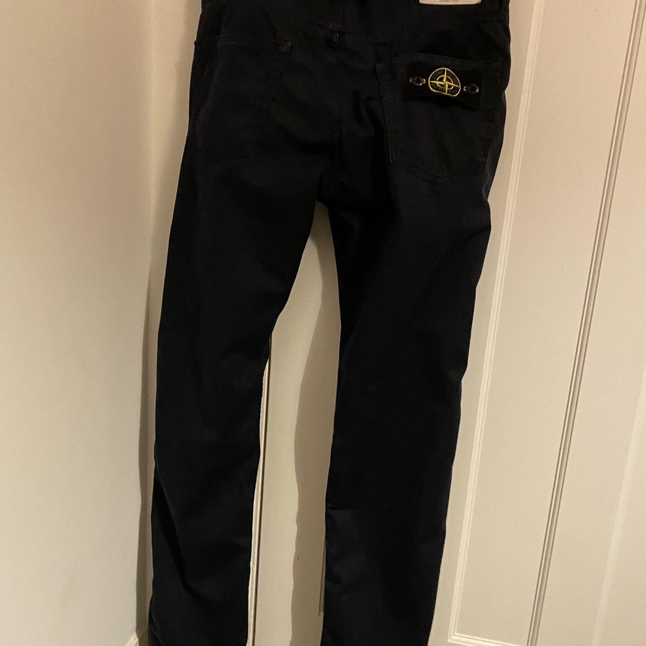 Stone island best sale black chinos