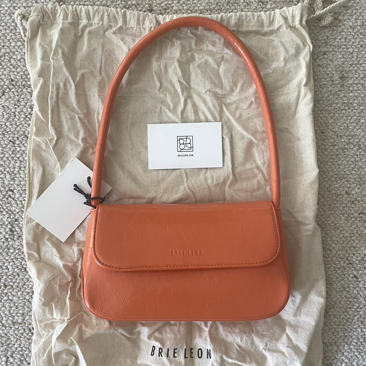 Brie Leon Camille Shoulder Mini Bag Orange Used Once Depop