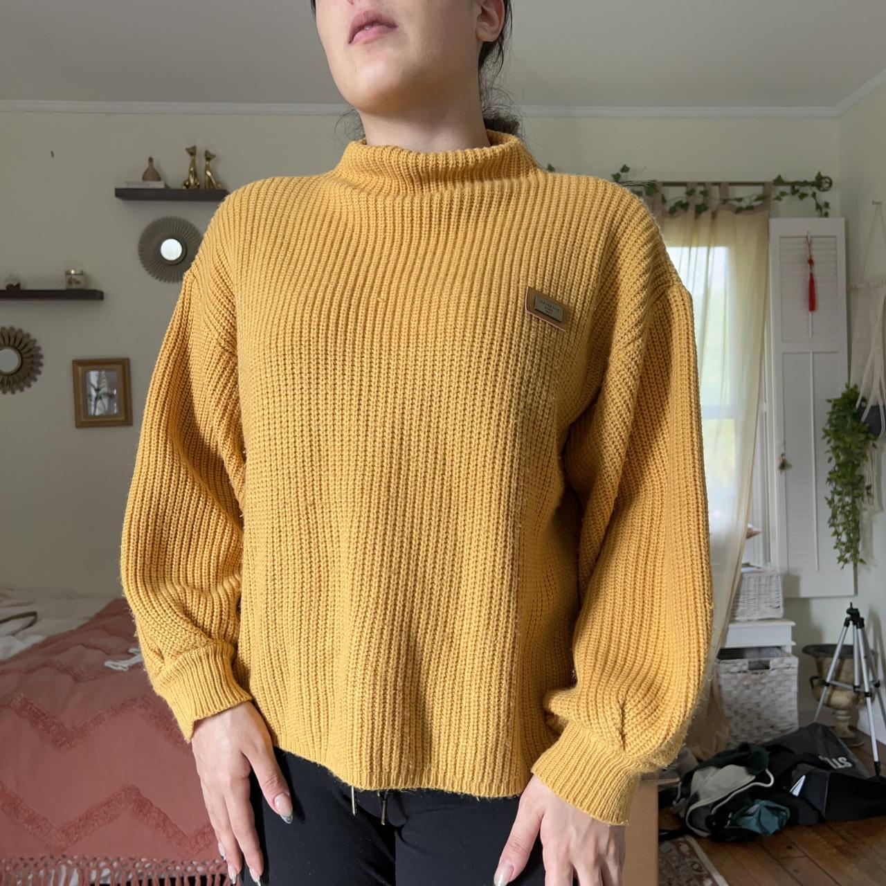 Zaful yellow store sweater