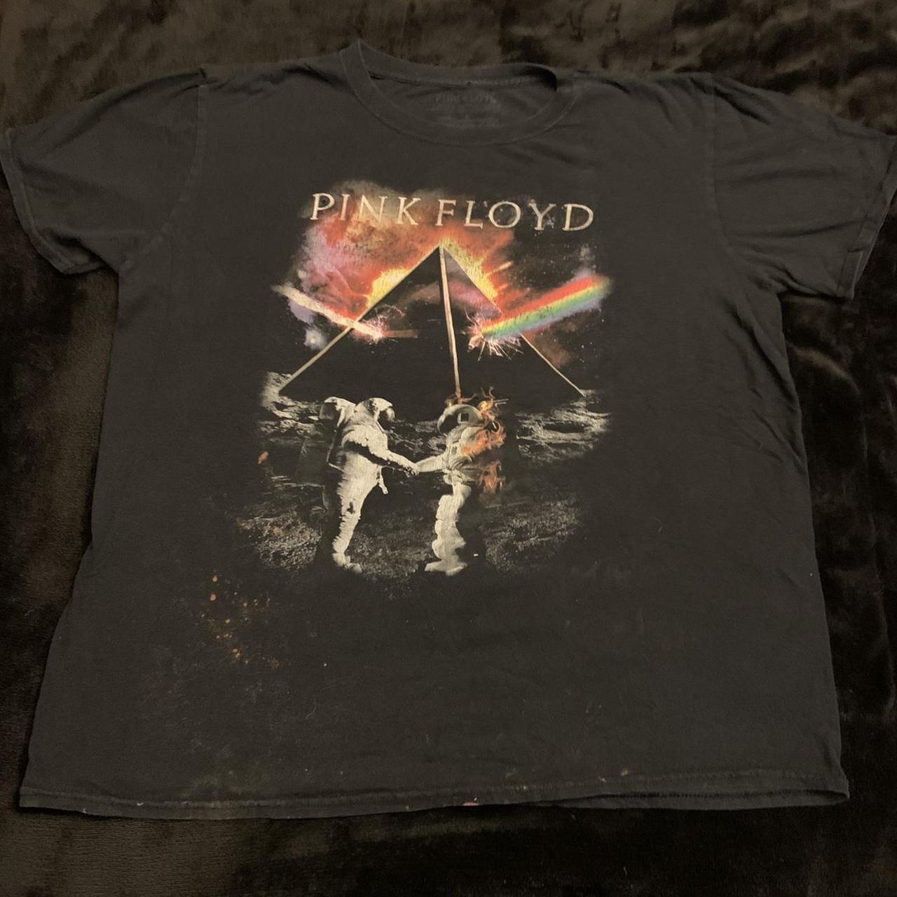 Pink Floyd band tee with bleach stains as shown... Depop