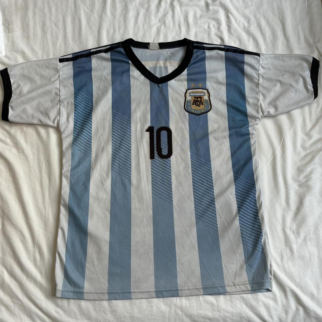 Lionel Messi soccer jersey Argentina national team... - Depop