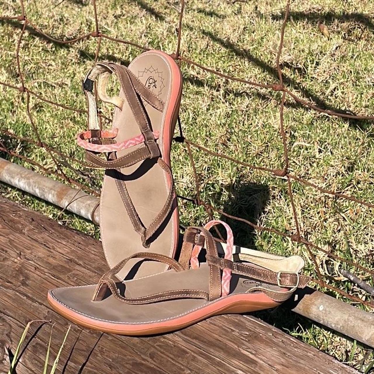 Chaco Women s Zcloud X Sandal WOMANS Tan Coral Depop