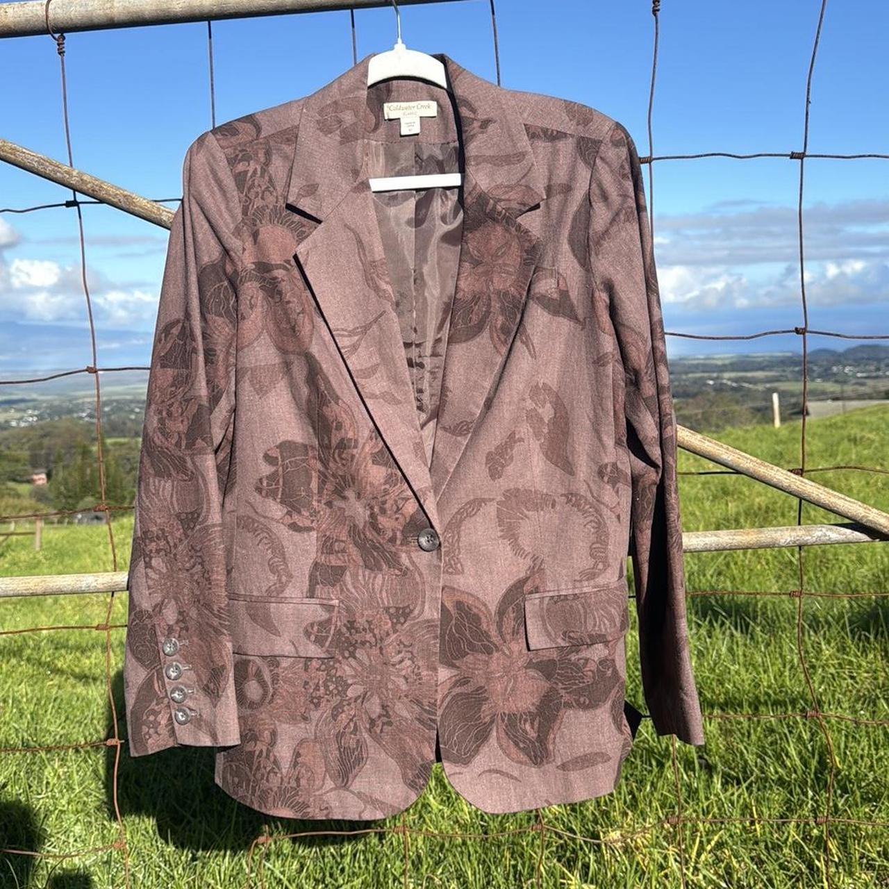 Coldwater creek linen jacket best sale