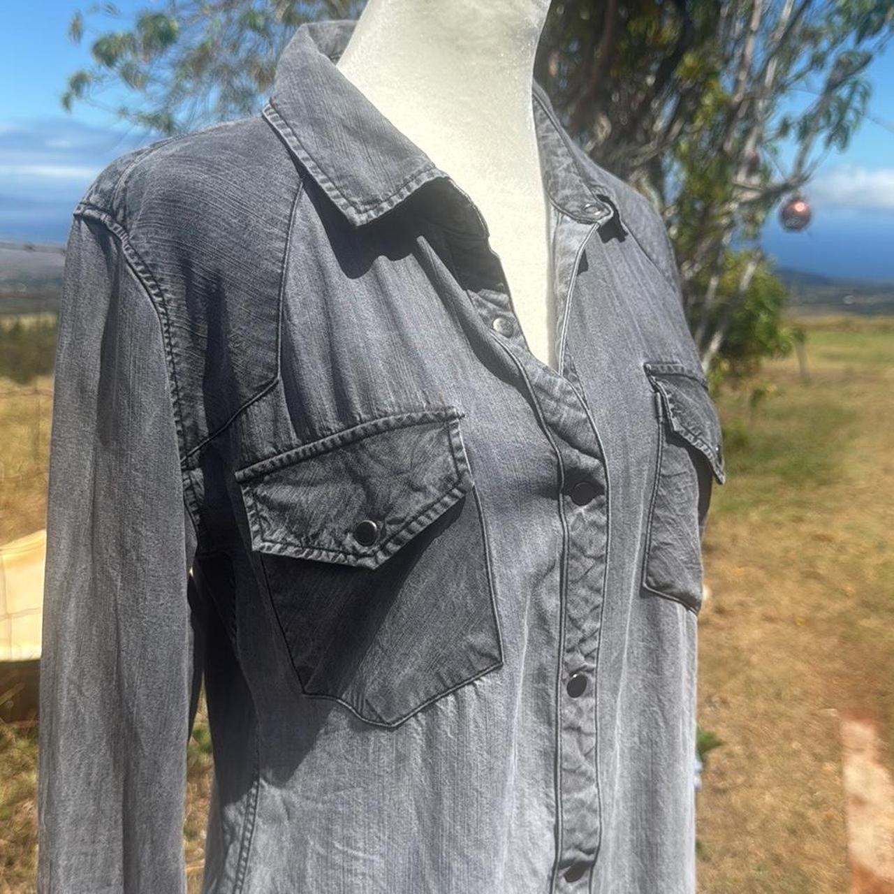 Rails Women's Blouse - Grey - XS – Rails Gray Wes… - image 2