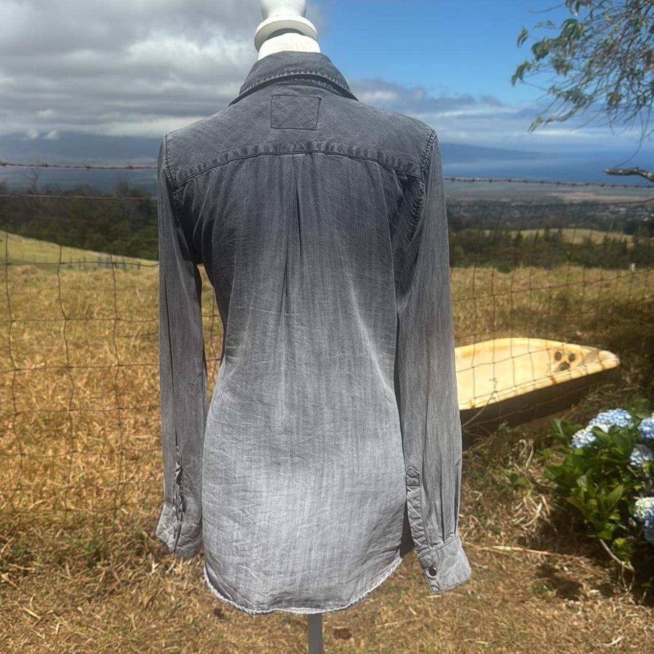 Rails Women's Blouse - Grey - XS – Rails Gray Wes… - image 4