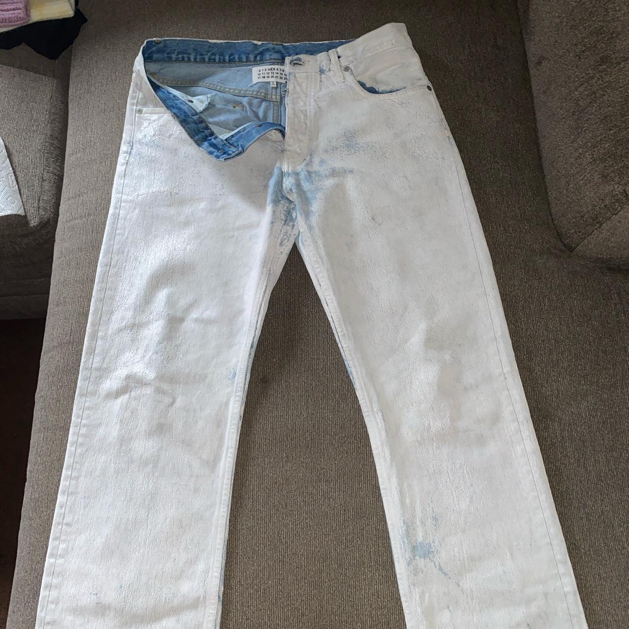 MARGIELA Artisinal PAINTED PAINTS w30 👖🐇 *... - Depop