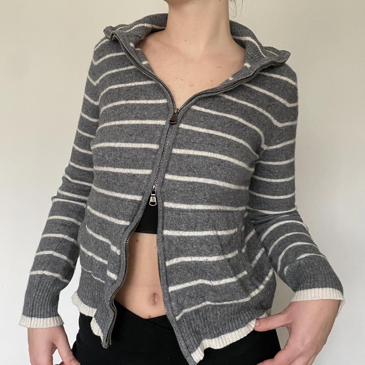 Two way zip on sale cardigan