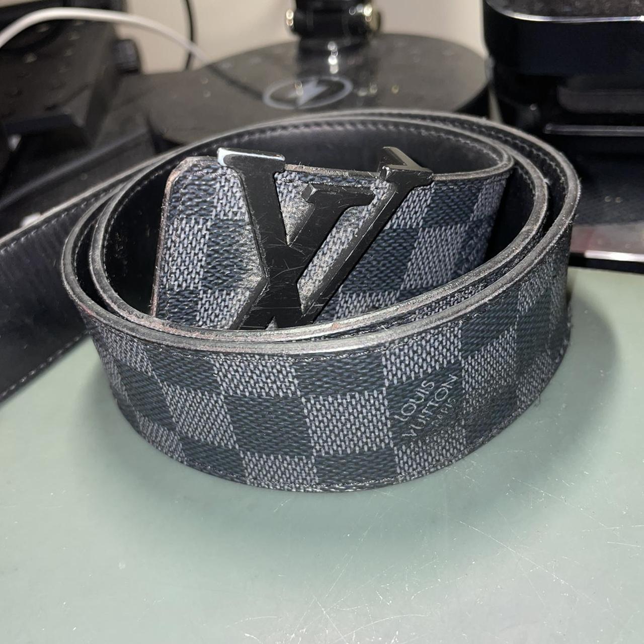 louis vuitton damier belt mens