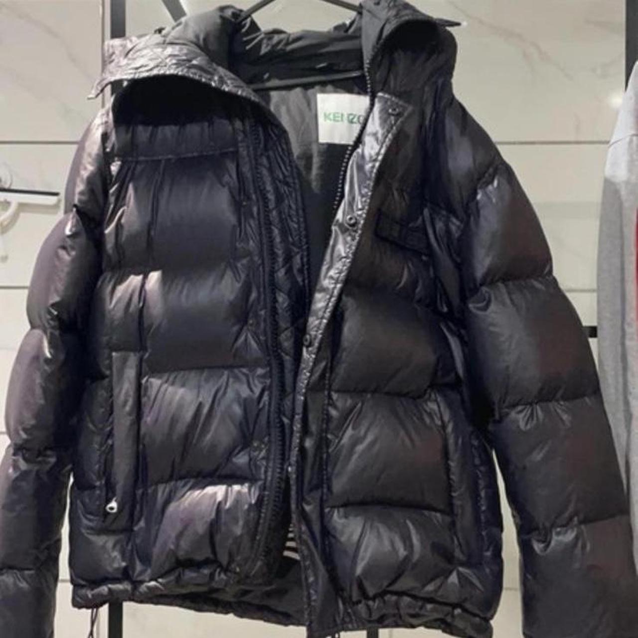 Small Black Kenzo Puffer Coat, bought for £475 brand... - Depop