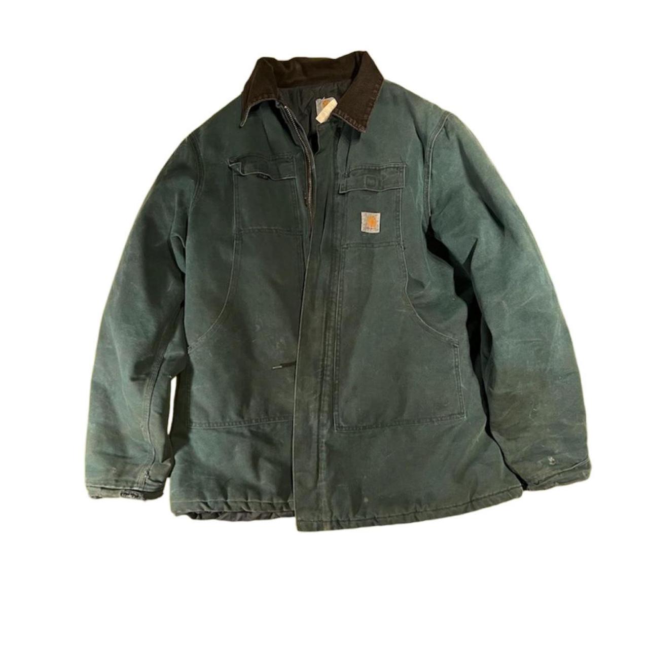 Green Carhartt Jacket (Send offers!) Size xl Similar... - Depop