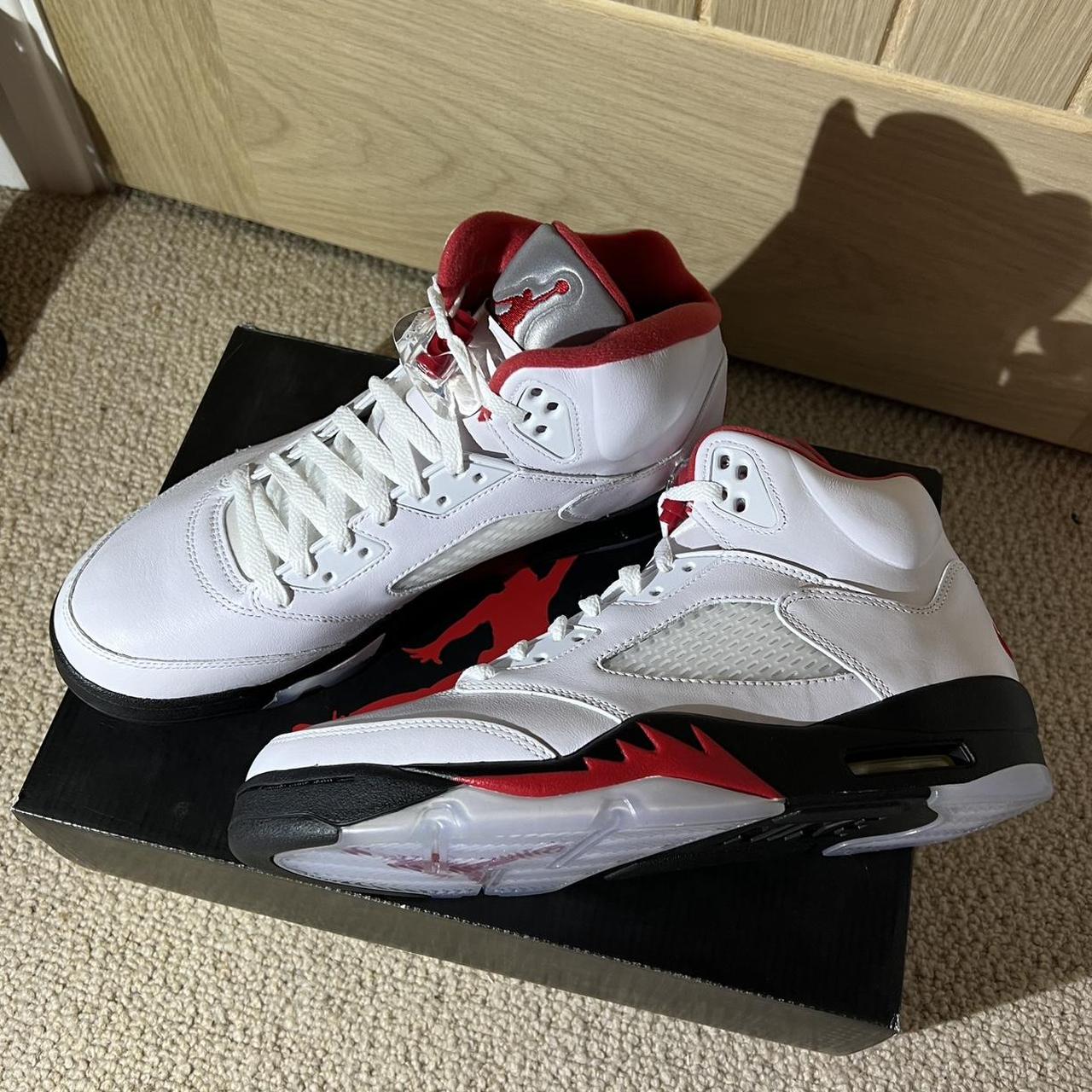 Air Jordan 5 - fire red UK - 9 Brand new in box... - Depop