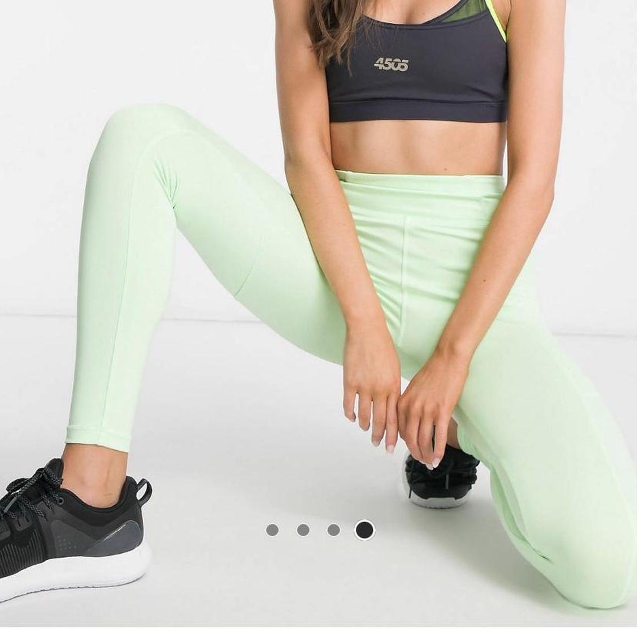 ASOS A505 mint green gym leggings. Worn once for an... Depop