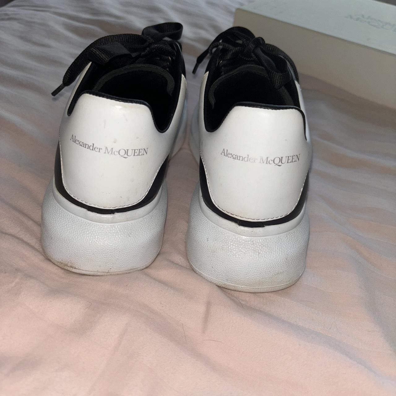 alexander mcqueen's black and white