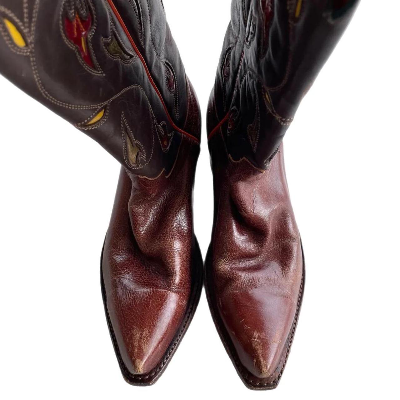 frye cowboy boots womens