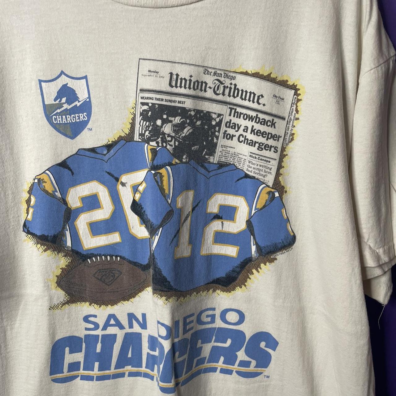 VINTAGE** San Diego Chargers jersey. PHILIP - Depop