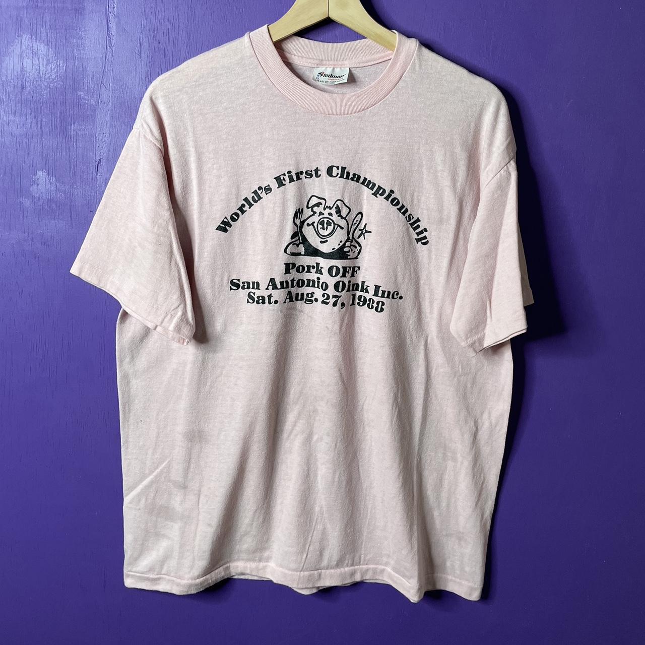 Vintage Men's T-Shirt - Pink - L