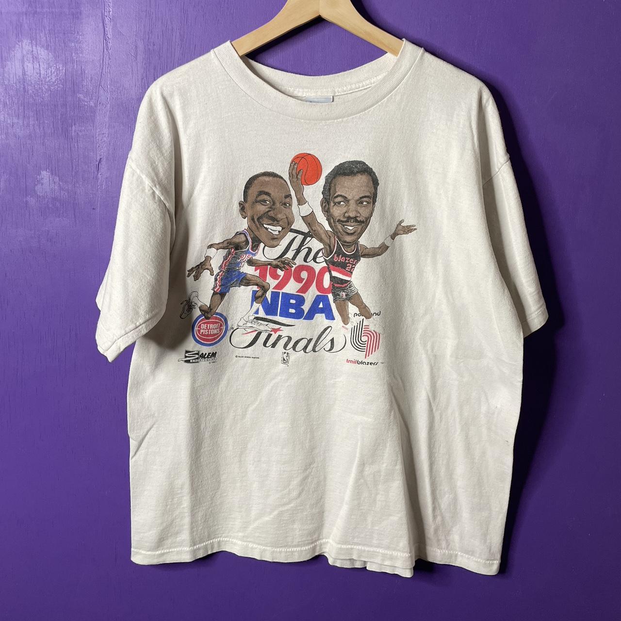 XL) Vintage Salem Detroit Pistons 1990 NBA Championship T Shirt