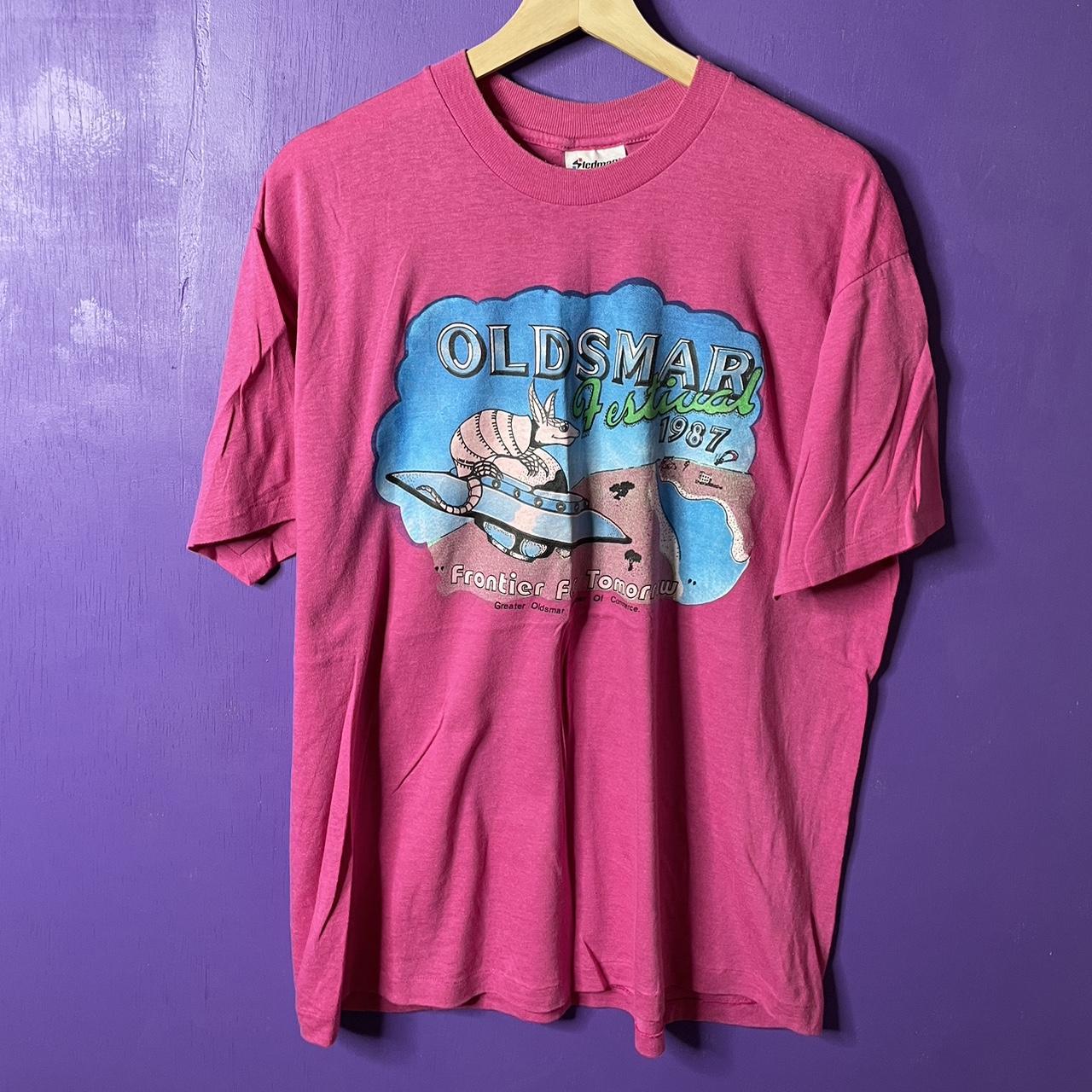 Vintage Men's T-Shirt - Pink - L